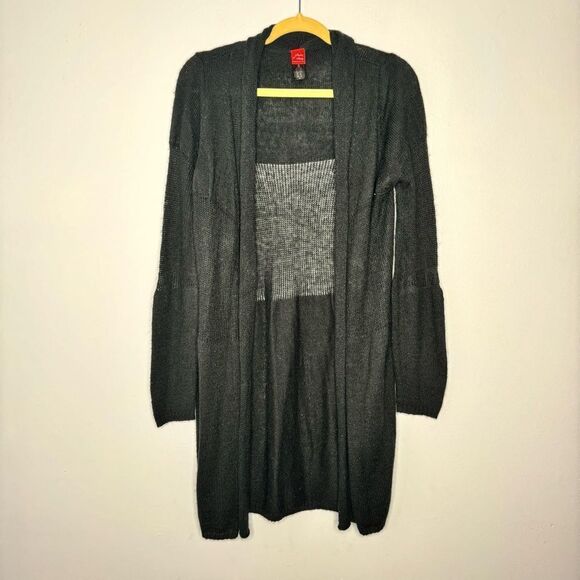 Italca of Italy black wool blend cardigan size small - Picture 1 of 6